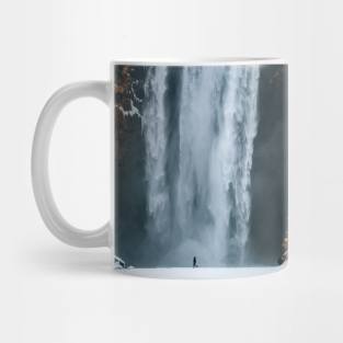 Snowy Waterfall Mug